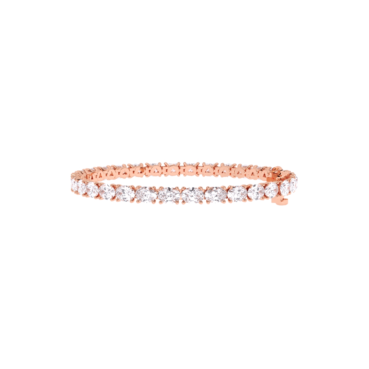 Oval Cut Diamond Tennis Bracelet